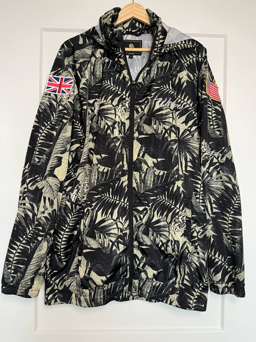🔥 Civil Regime Darc Sport Wolves Club Windbreaker Jacket Limited 360/500 Size L